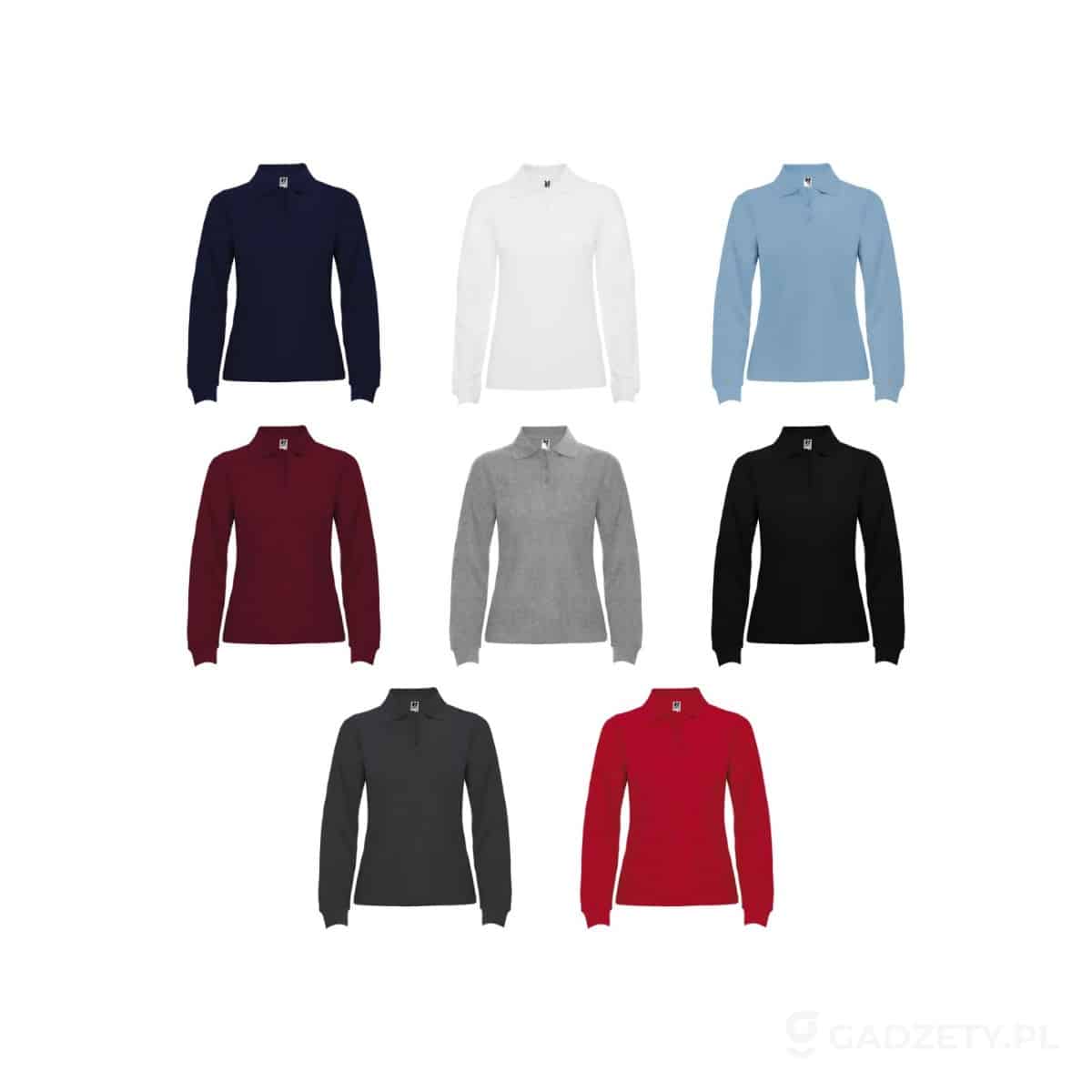 PFC-R6636-kolorow-watermark Estrella koszulka damska polo z długim rękawem – dostępne kolory
