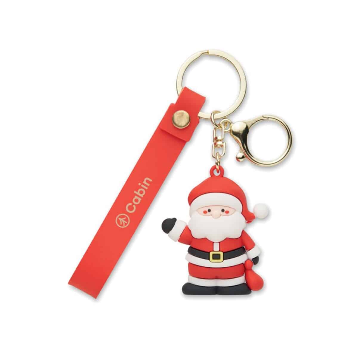 Breloki wielofunkcyjne z logo – brelok z św. mikołajem santacharm cx1605-05-print Brelok z Św. Mikołajem SANTACHARM cx1605-05-print