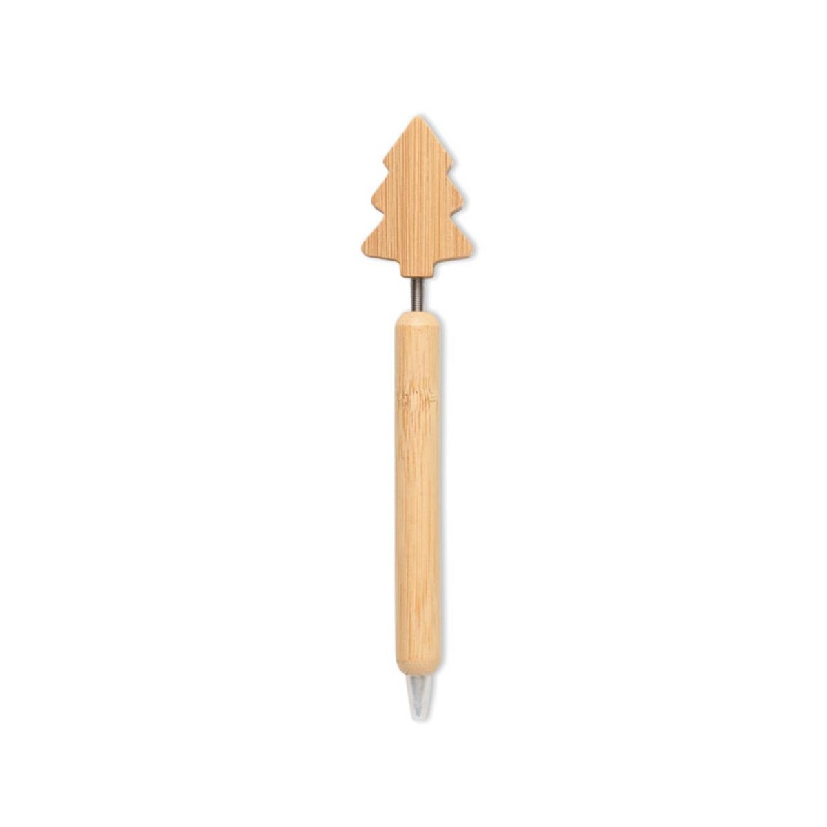Długopisy bambusowe z logo – bambusowy długopis z choinką chrispen cx1580-40 Bambusowy długopis z choinką CHRISPEN cx1580-40