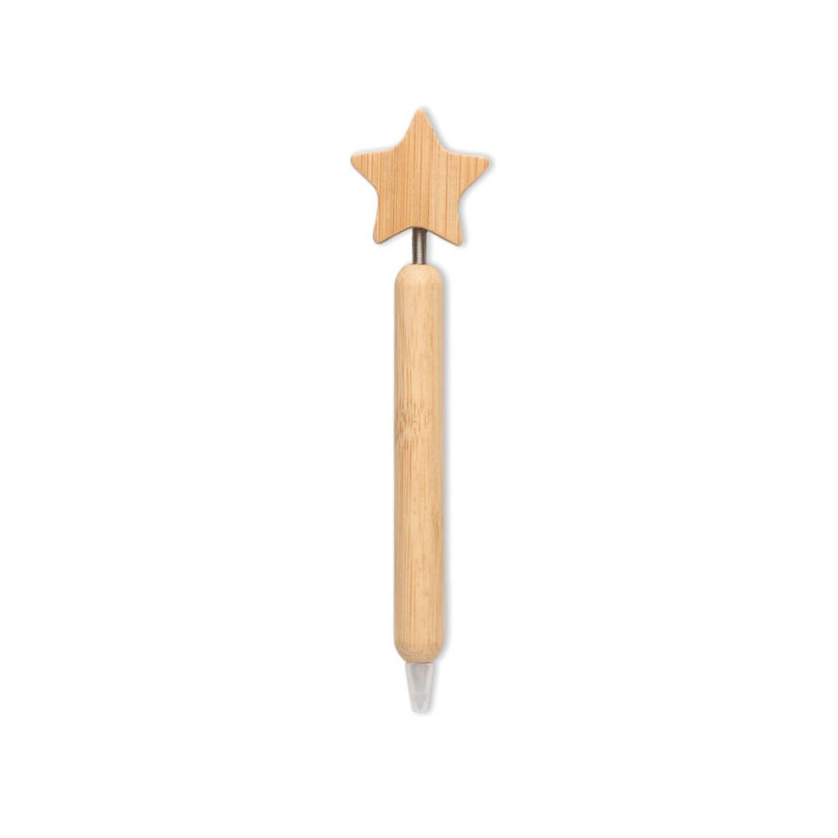 Długopisy bambusowe z logo – bambusowy długopis z gwiazdką starpen cx1581-40 Bambusowy długopis z gwiazdką STARPEN cx1581-40