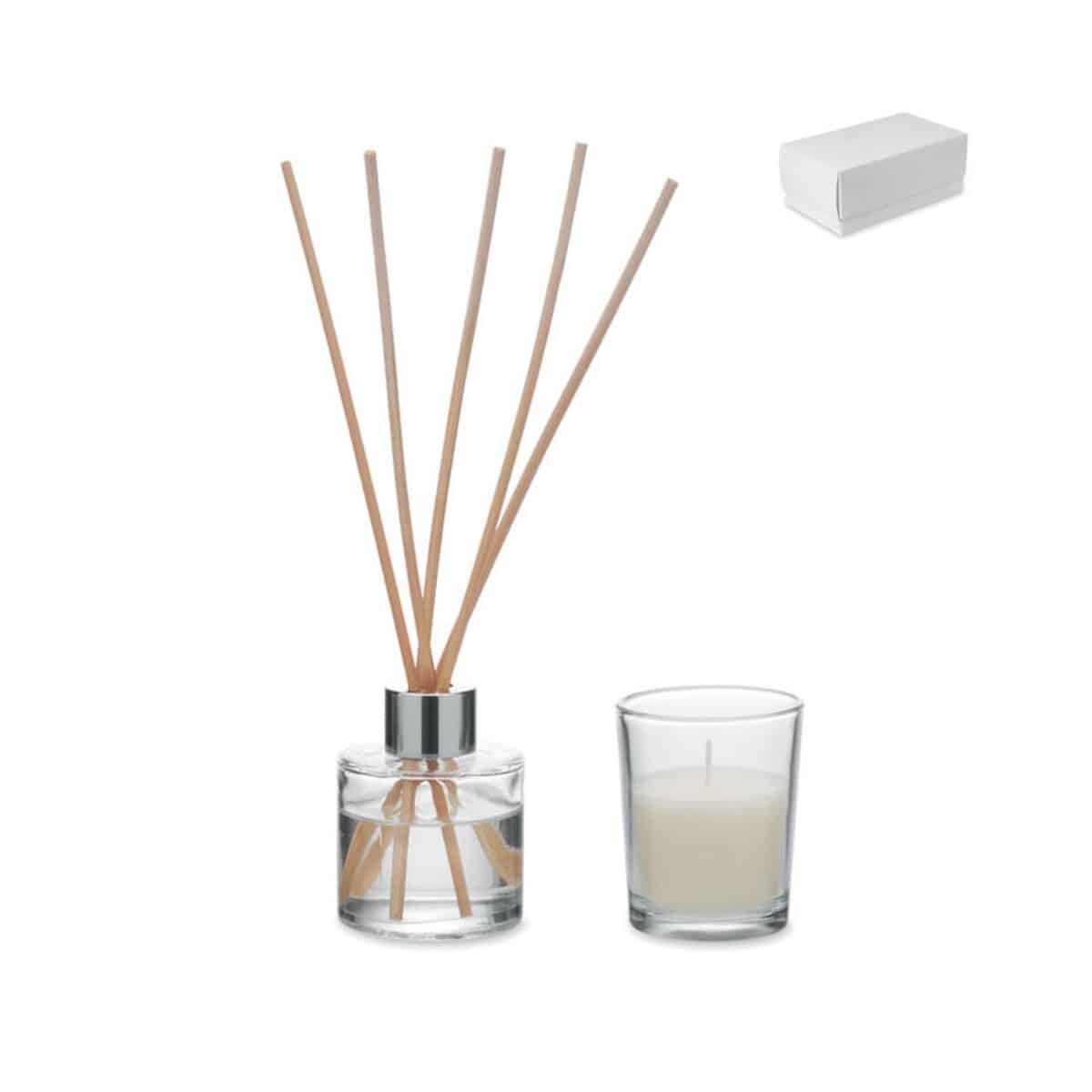 Waniliowy dyfuzor i świece MUSKA SET mo3112-22