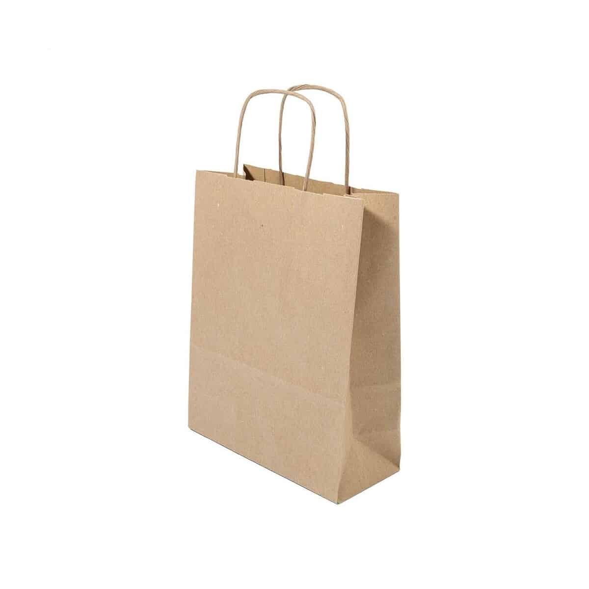Opakowania na prezent z logo – średnia papierowa torba prezentowa papbag m AP719609-00 Średnia papierowa torba prezentowa Papbag M AP719609-00