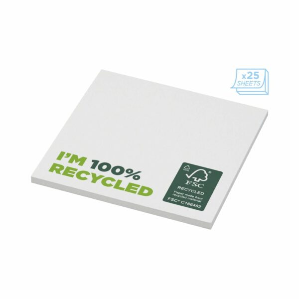 Karteczki samoprzylepne z recyklingu o wymiarach 75 x 75 mm Sticky-Mate®