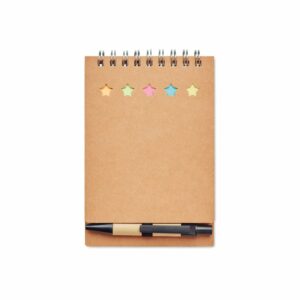 Notes z długopisem oraz koloro
