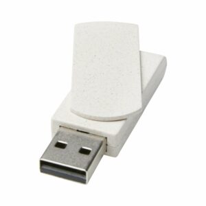 Pamięć USB Rotate wykonana ze słomy pszenicznej o pojemności 4GB