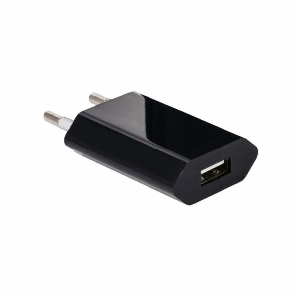 Ładowarka ścienna USB 1A - czarny