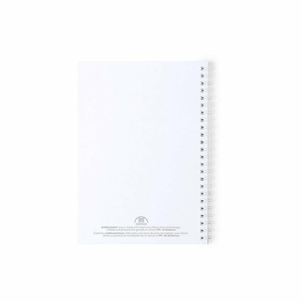Antybakteryjny notatnik A5 - biały