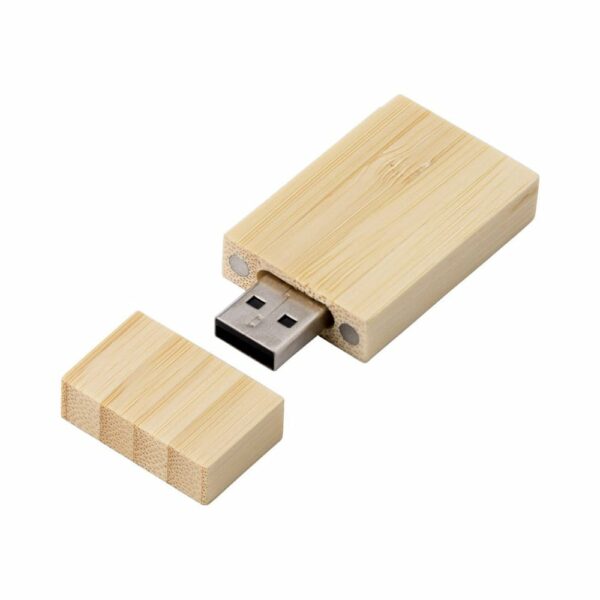 Bambusowa pamięć USB 32 GB - beżowy