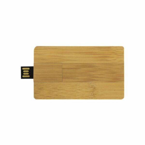 Bambusowa pamięć USB "karta kredytowa" - drewno