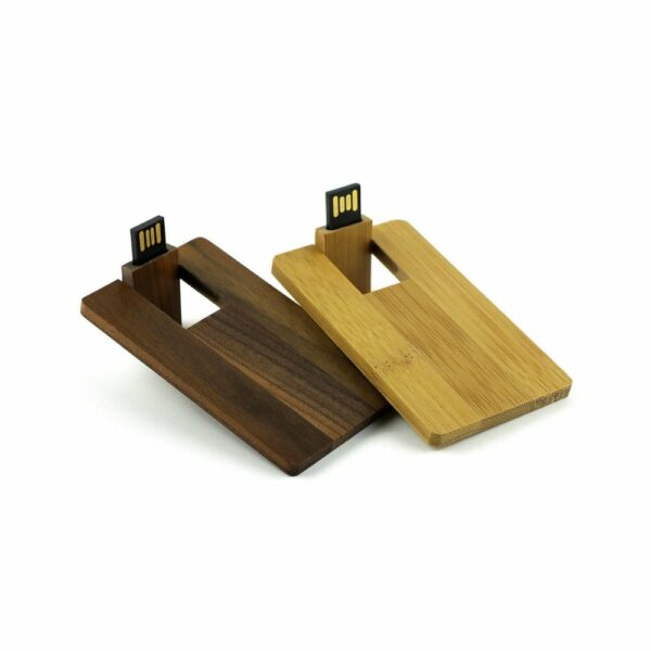 Bambusowa pamięć USB "karta kredytowa" - drewno