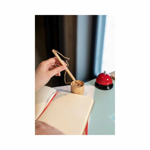 Bambusowy długopis ze stojakiem B'RIGHT - drewno