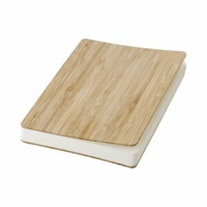 Bambusowy notatnik ok. B6 z długopisem - brązowy