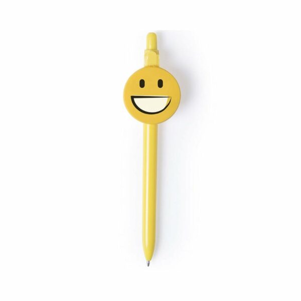 Długopis "uśmiechnięta buzia" - żółty