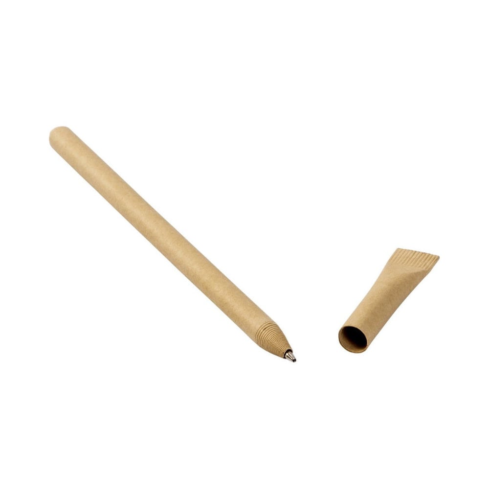 Długopis z kartonu z recyklingu - brązowy