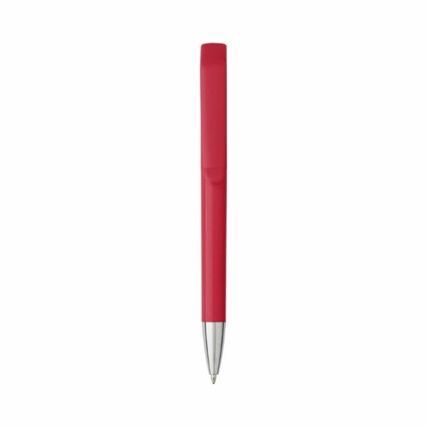 Geometryczny długopis - czerwony