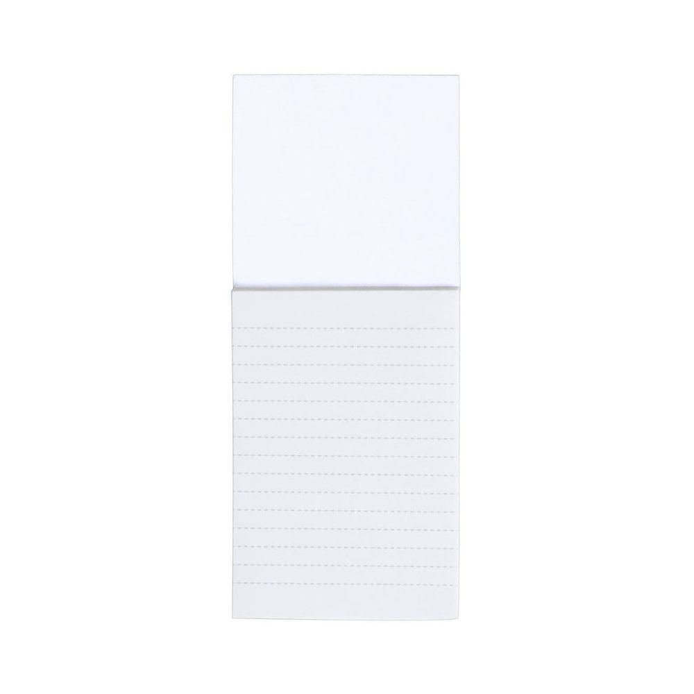Notatnik ok. A6 (kartki w linie) z magnesem - biały