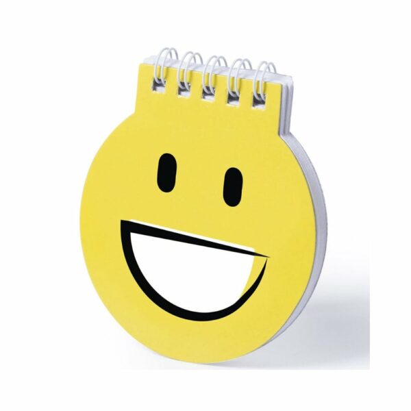 Notatnik "uśmiechnięta buzia" - żółty