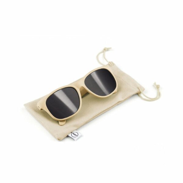 Okulary przeciwsłoneczne B'RIGHT ze słomy pszenicznej - neutralny