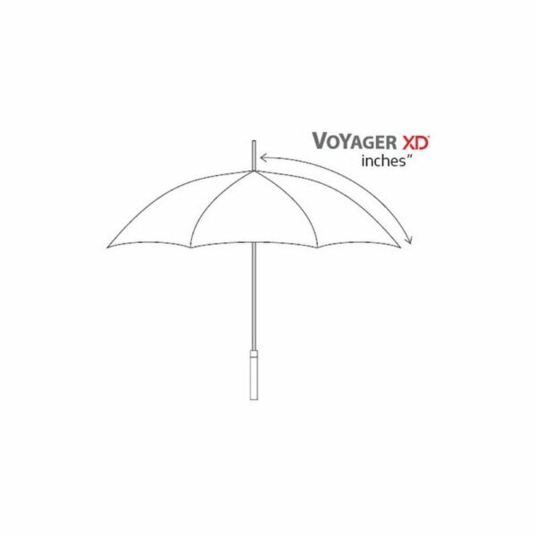Sztormowy parasol manualny Deluxe 30" - niebieski