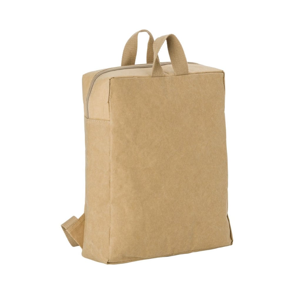 Plecak z laminowanego papieru - brązowy