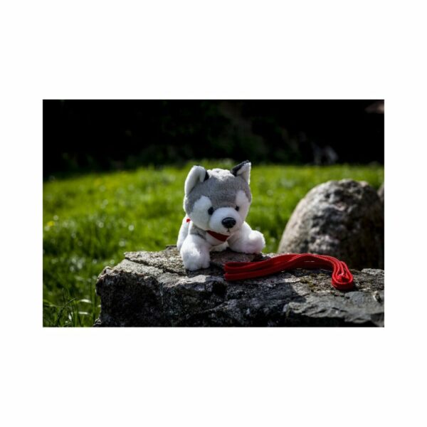 Pluszowy pies husky | Trooper - szary