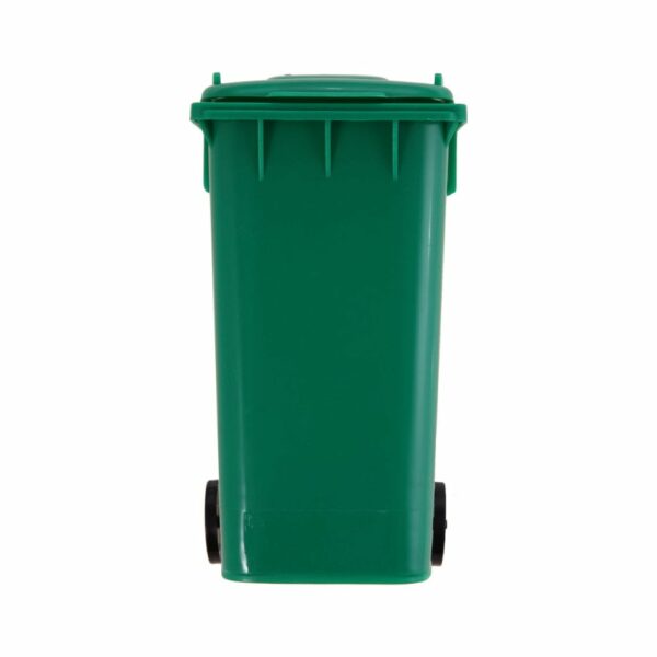 Pojemnik na przybory do pisania "kontener na śmieci" - zielony