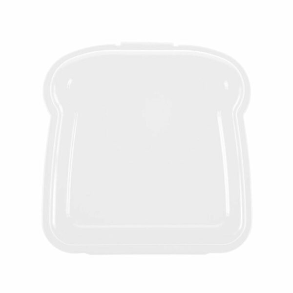 Pudełko śniadaniowe "kanapka" 400 ml - biały