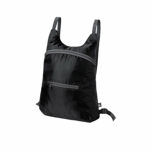 Składany plecak RPET - czarny