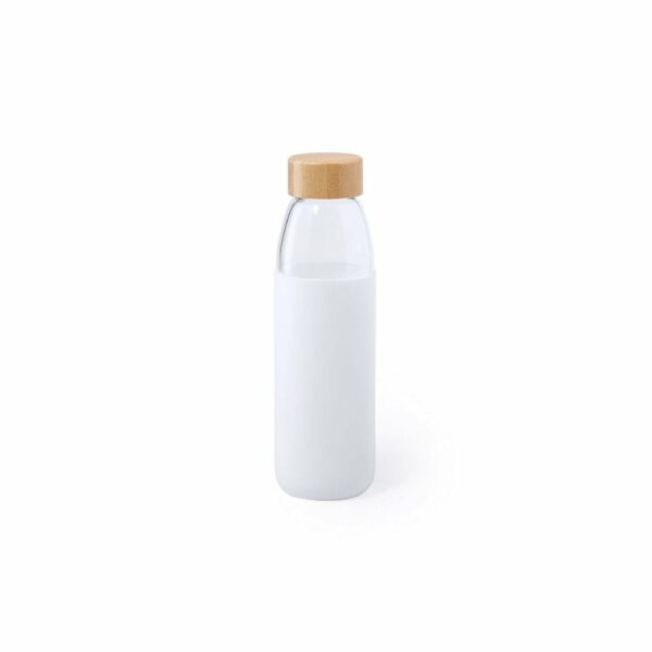 Szklana butelka sportowa 550 ml - biały