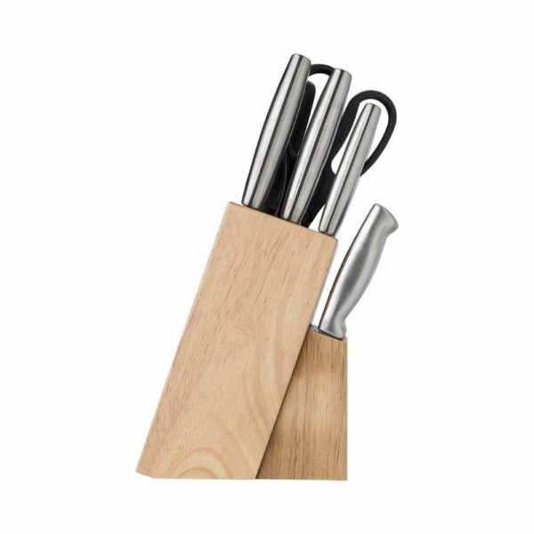Zestaw noży kuchennych - drewno