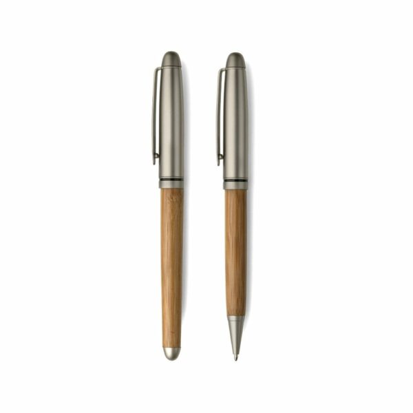 długopis i pióro kulkowe - drewno
