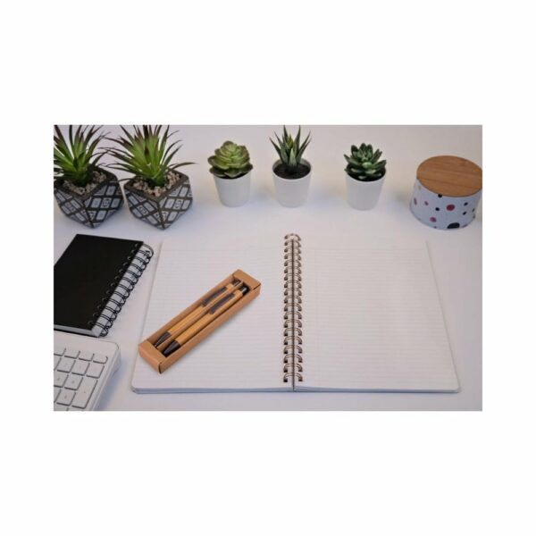 bambusowy długopis touch pen i ołówek mechaniczny - drewno