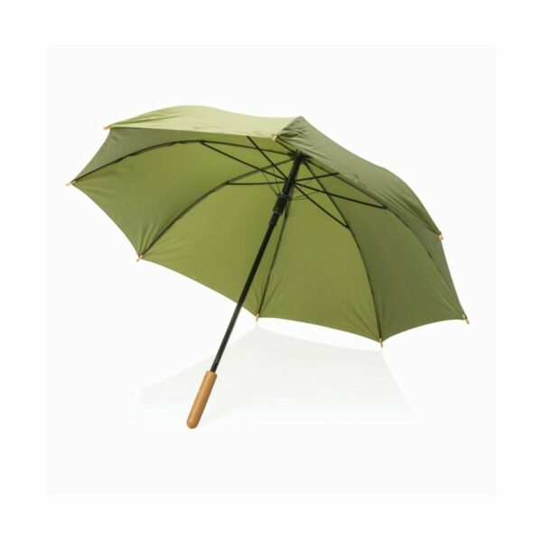 Bambusowy parasol automatyczny 23" Impact AWARE™ RPET - zielony