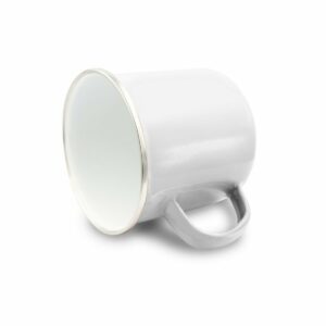 Emaliowany kubek 360 ml - biały