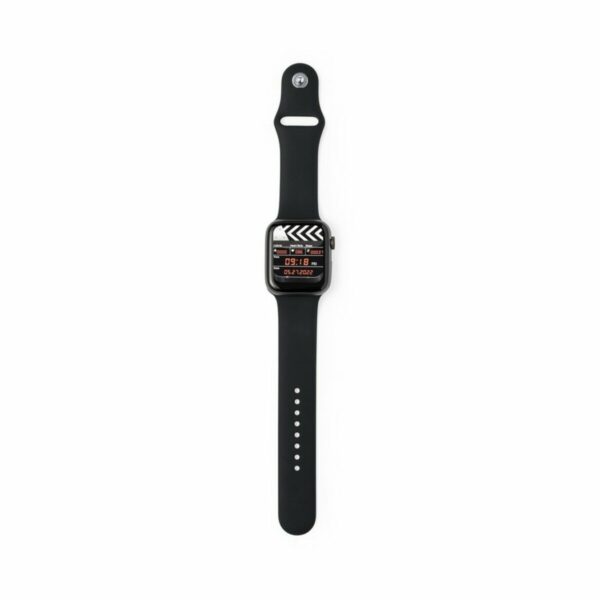 bezprzewodowy zegarek wielofunkcyjny - czarny