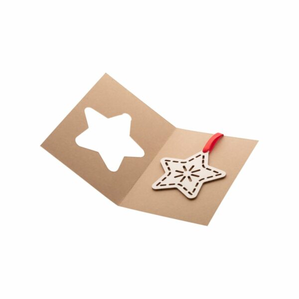 TreeCard Eco - karta/kartka świąteczna - gwiazda [AP718645-A]