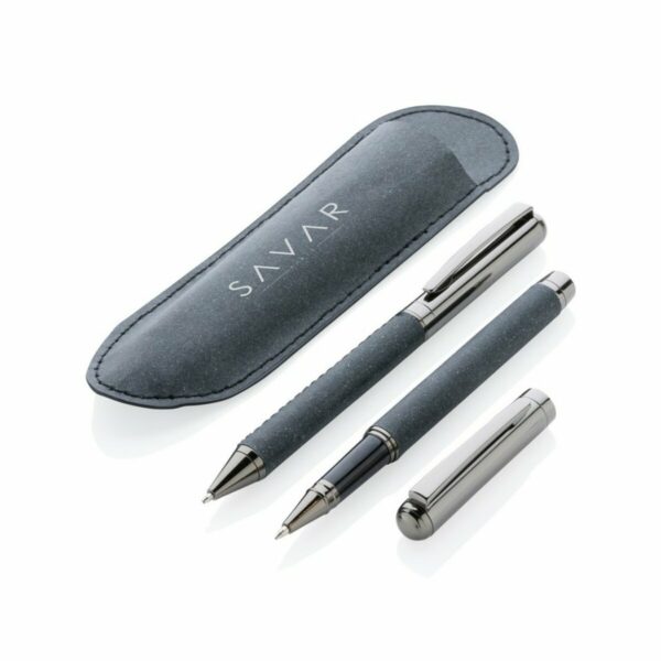 długopis i pióro kulkowe - grey