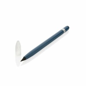 Aluminiowy ołówek z gumką - niebieski