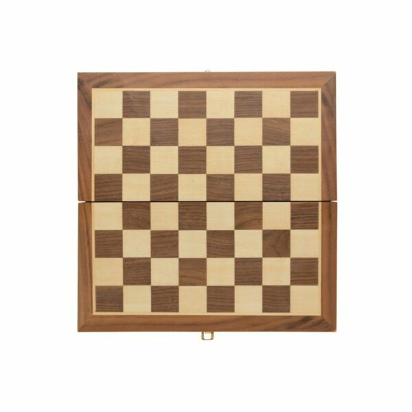 Drewniany zestaw do gry w szachy - brązowy