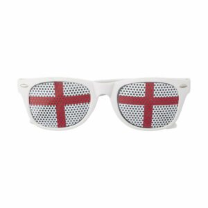 Okulary przeciwsłoneczne - biało-czerwony
