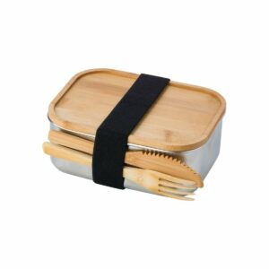 Pudełko śniadaniowe 600 ml - brązowy