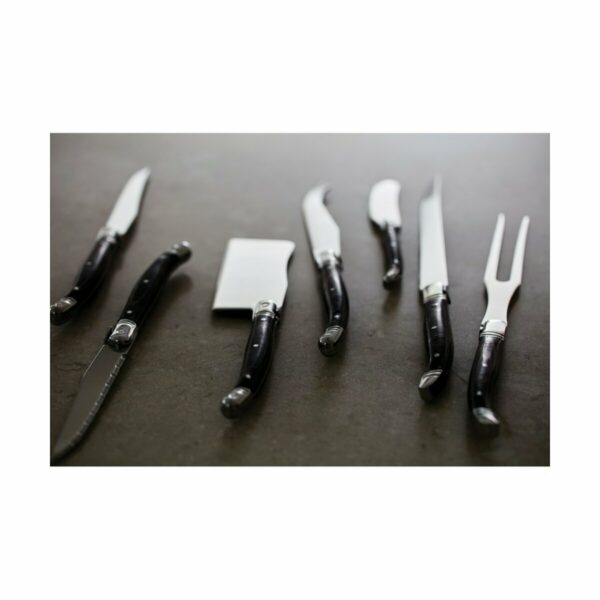 nóż i widelec VINGA Gigaro - srebrny