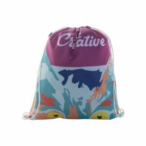 CreaDraw RPET - personalizowany worek ze sznurkami