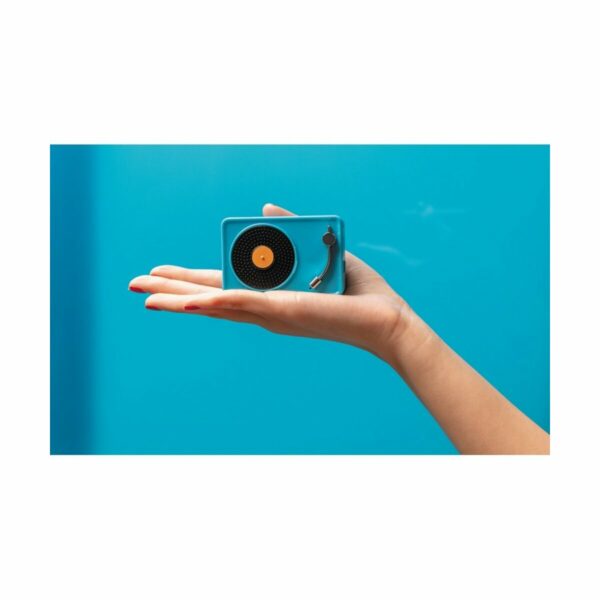Głośnik bezprzewodowy 3W Vintage - niebieski