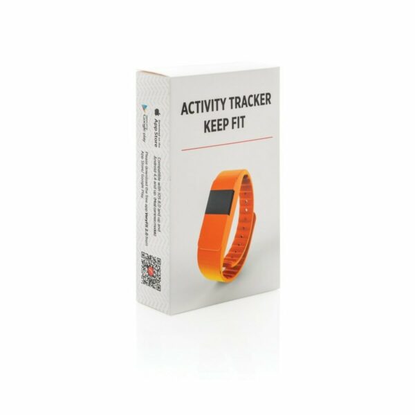Monitor aktywności Keep Fit - pomarańczowy