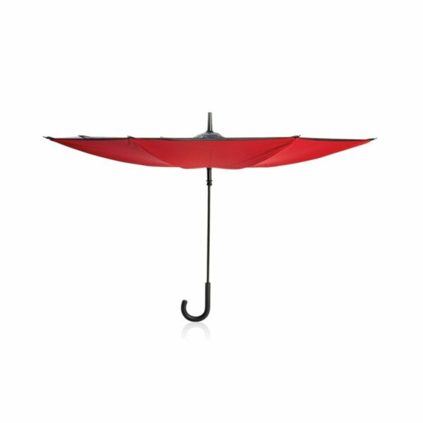 Odwracalny parasol manualny 23" - czerwony