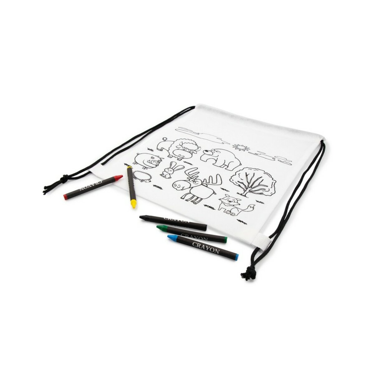 worek-ze-sznurkiem-do-kolorowania-V0021-02-3 kredki | Brody - biały