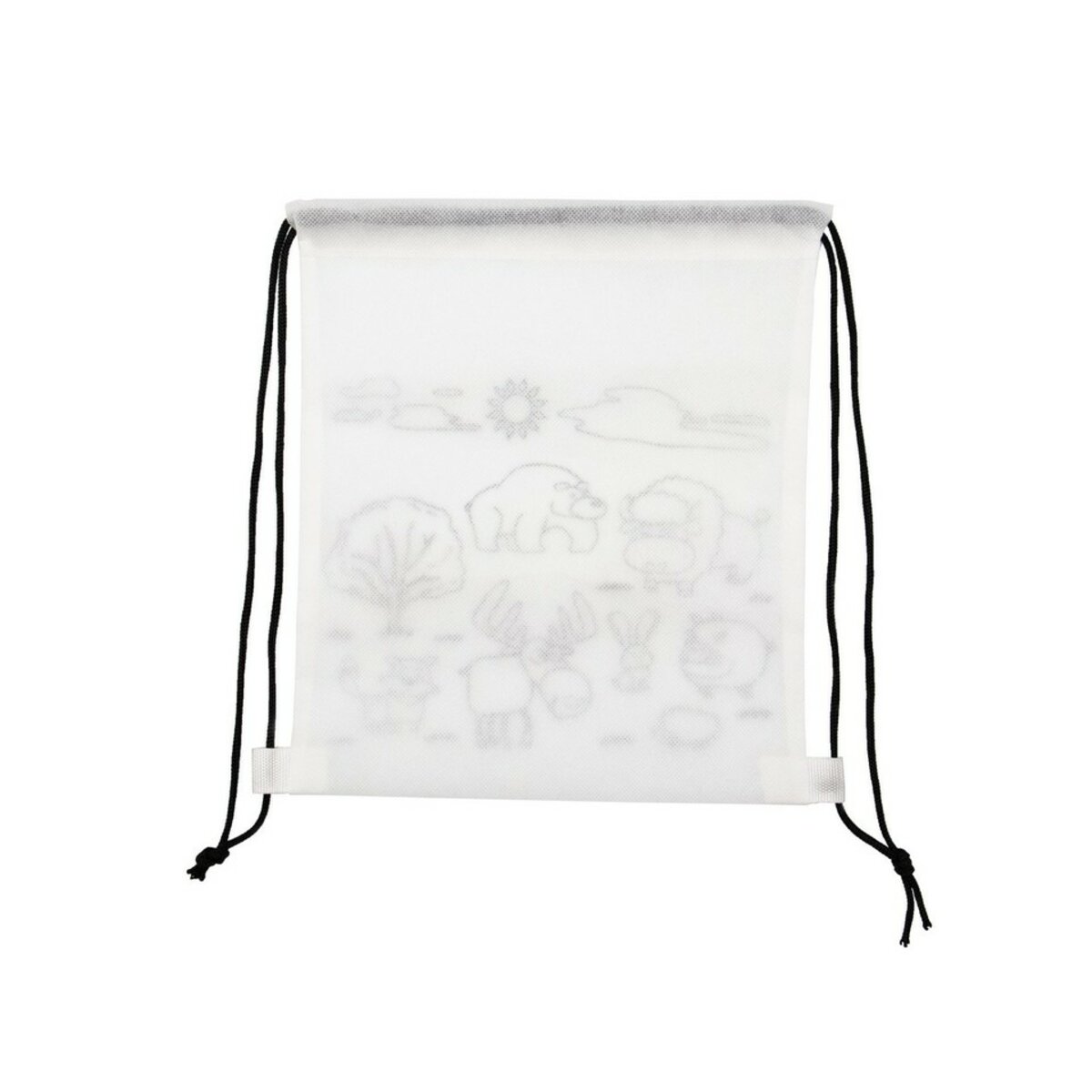 worek-ze-sznurkiem-do-kolorowania-V0021-02-5 kredki | Brody - biały