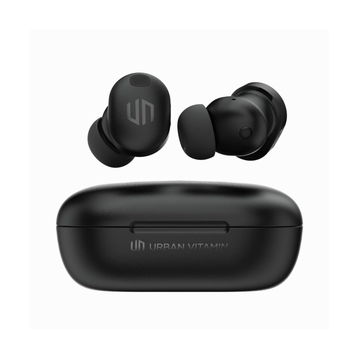 bezprzewodowe-sluchawki-douszne-z-recyklingu-lakewood-P331.5401-3 Bezprzewodowe słuchawki douszne z recyklingu Lakewood - czarny