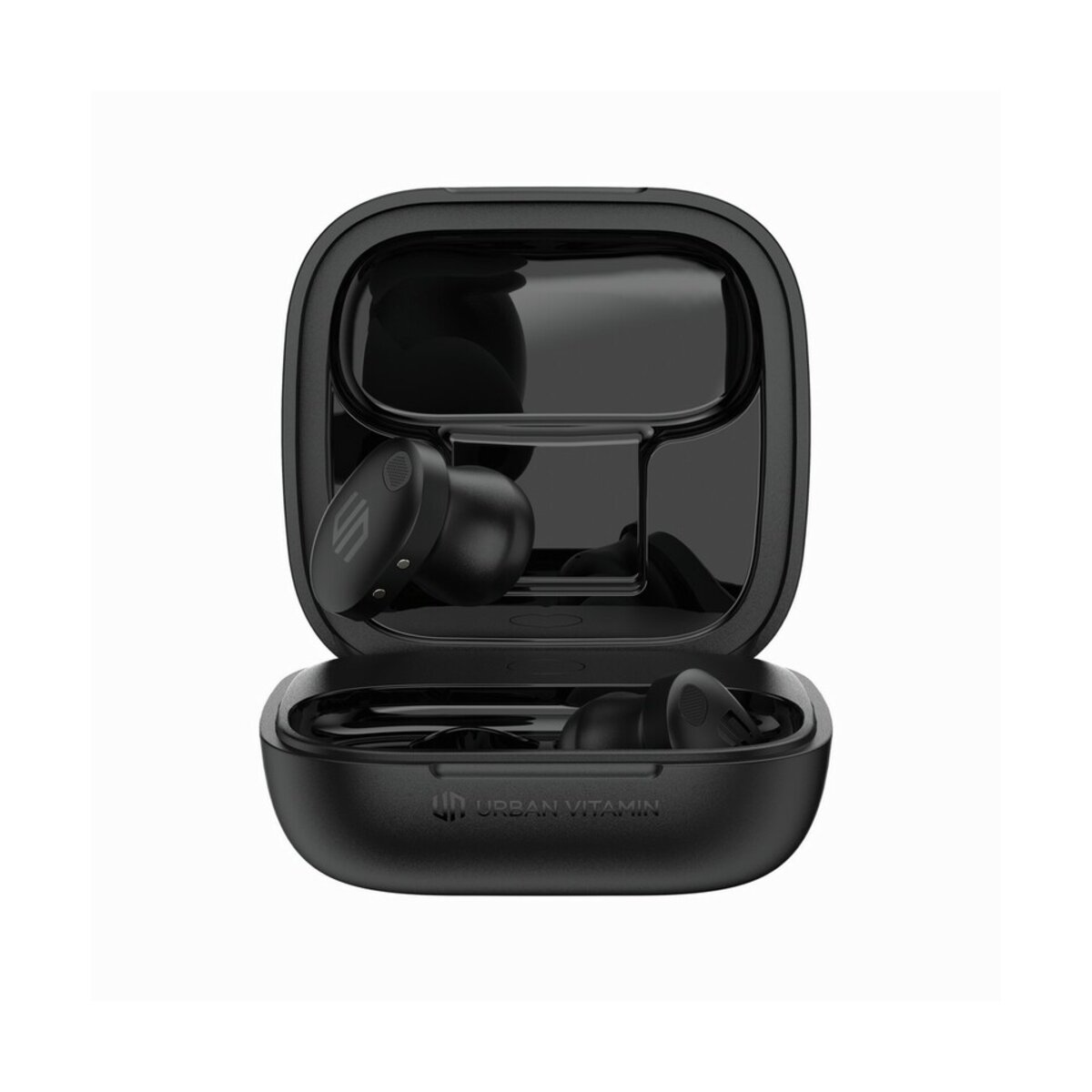 bezprzewodowe-sluchawki-douszne-z-recyklingu-lakewood-P331.5401-4 Bezprzewodowe słuchawki douszne z recyklingu Lakewood - czarny